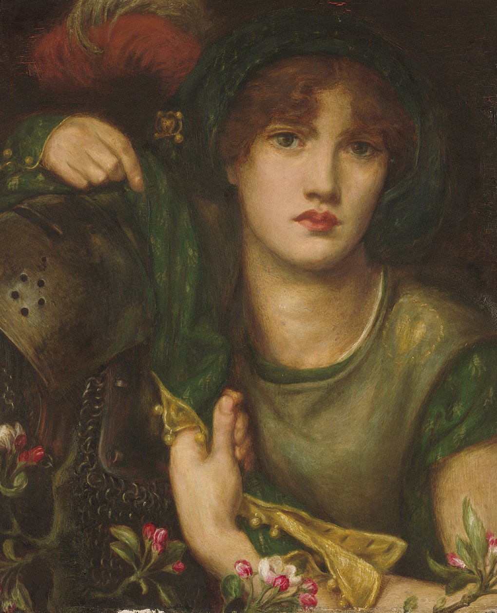 My Lady Greensleeves，1863 作者 但丁·加布里埃尔·查尔斯·罗塞蒂