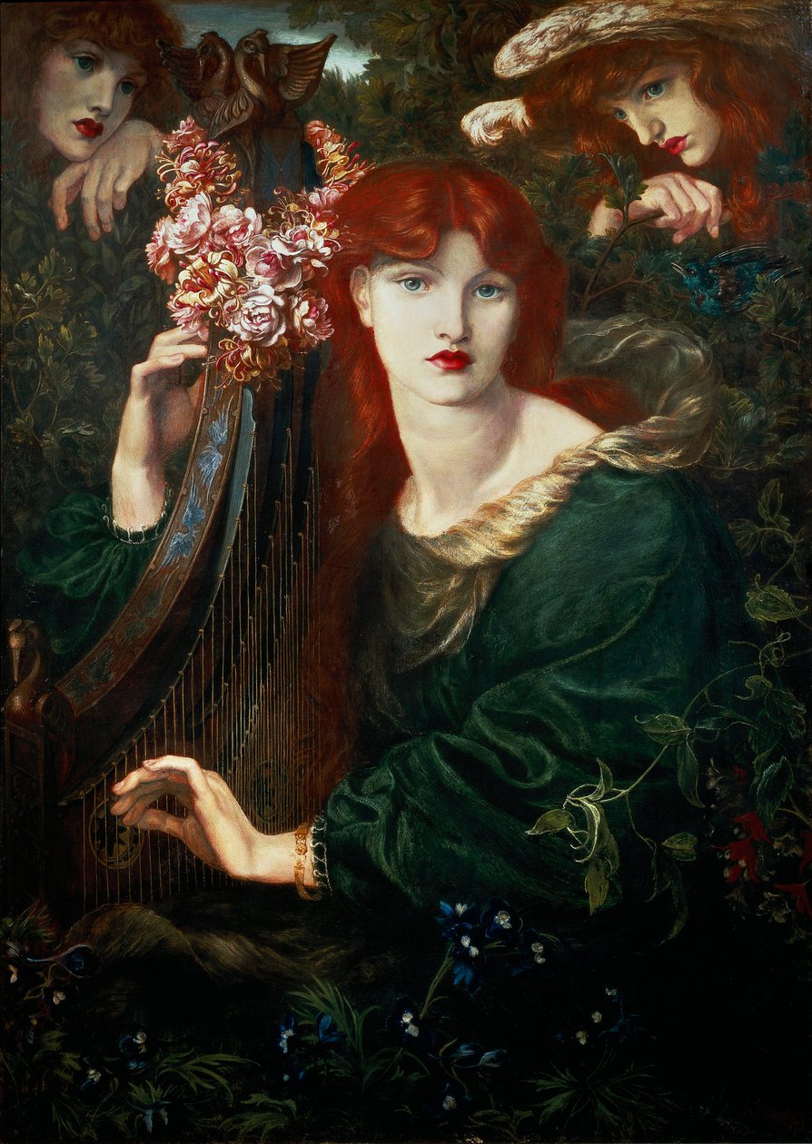 "The Ghirlandata", painting by Dante Gabriel Rossetti 作者 但丁·加布里埃尔·查尔斯·罗塞蒂
