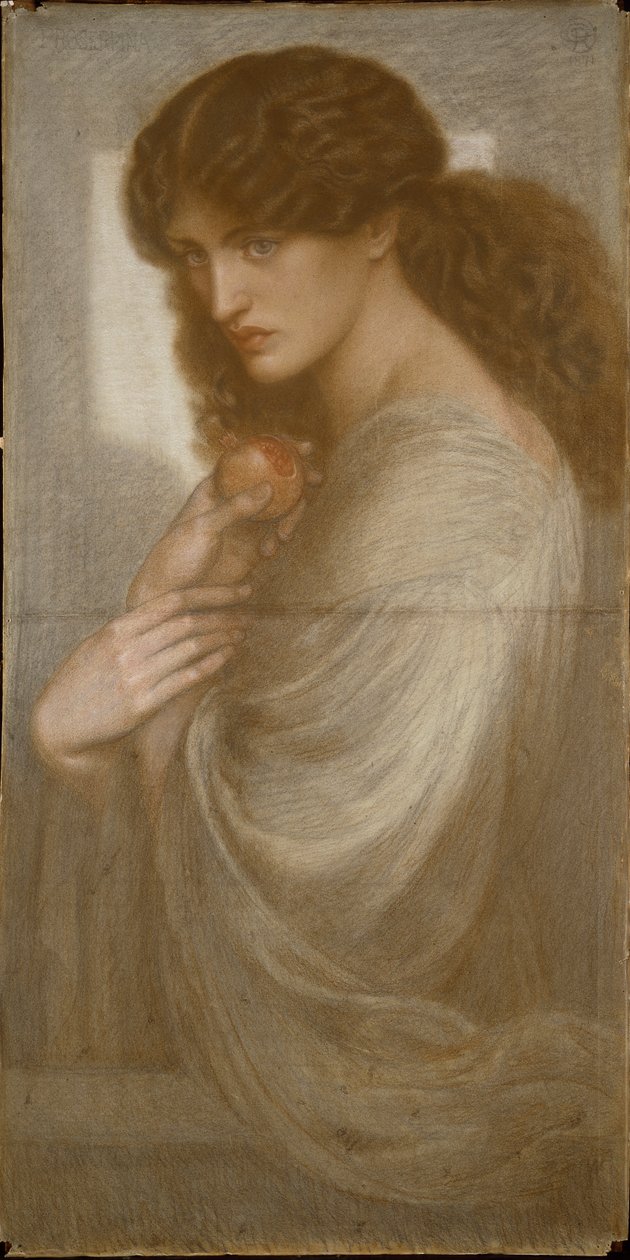 Proserpine, 1871 作者 但丁·加布里埃尔·罗塞蒂