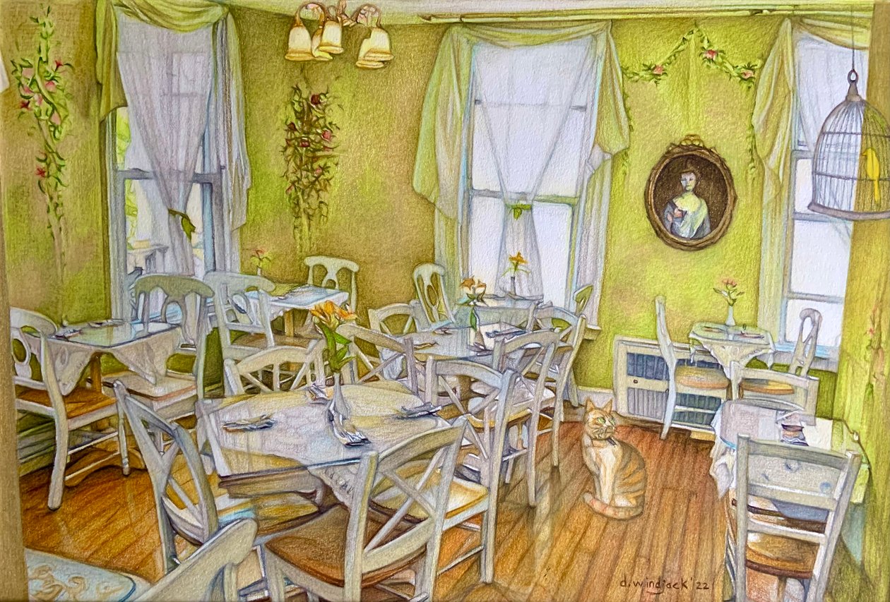 我的眼睛盯着你，2022 年（纸上铅笔画） 作者 达雷尔·温杰克