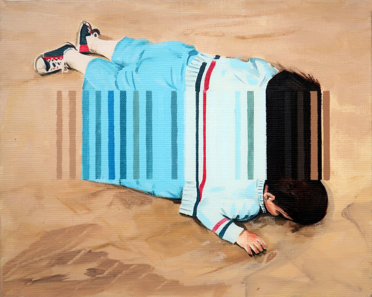 滩涂，2019（丙烯酸画布） 作者 达伦·科菲尔德