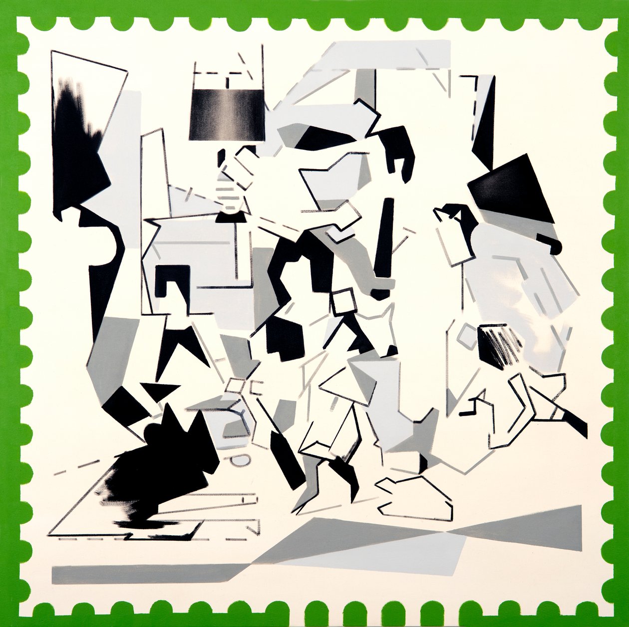 肯尼迪家族的圣诞节IV，2019年（丙烯酸画布） 作者 达伦·科菲尔德