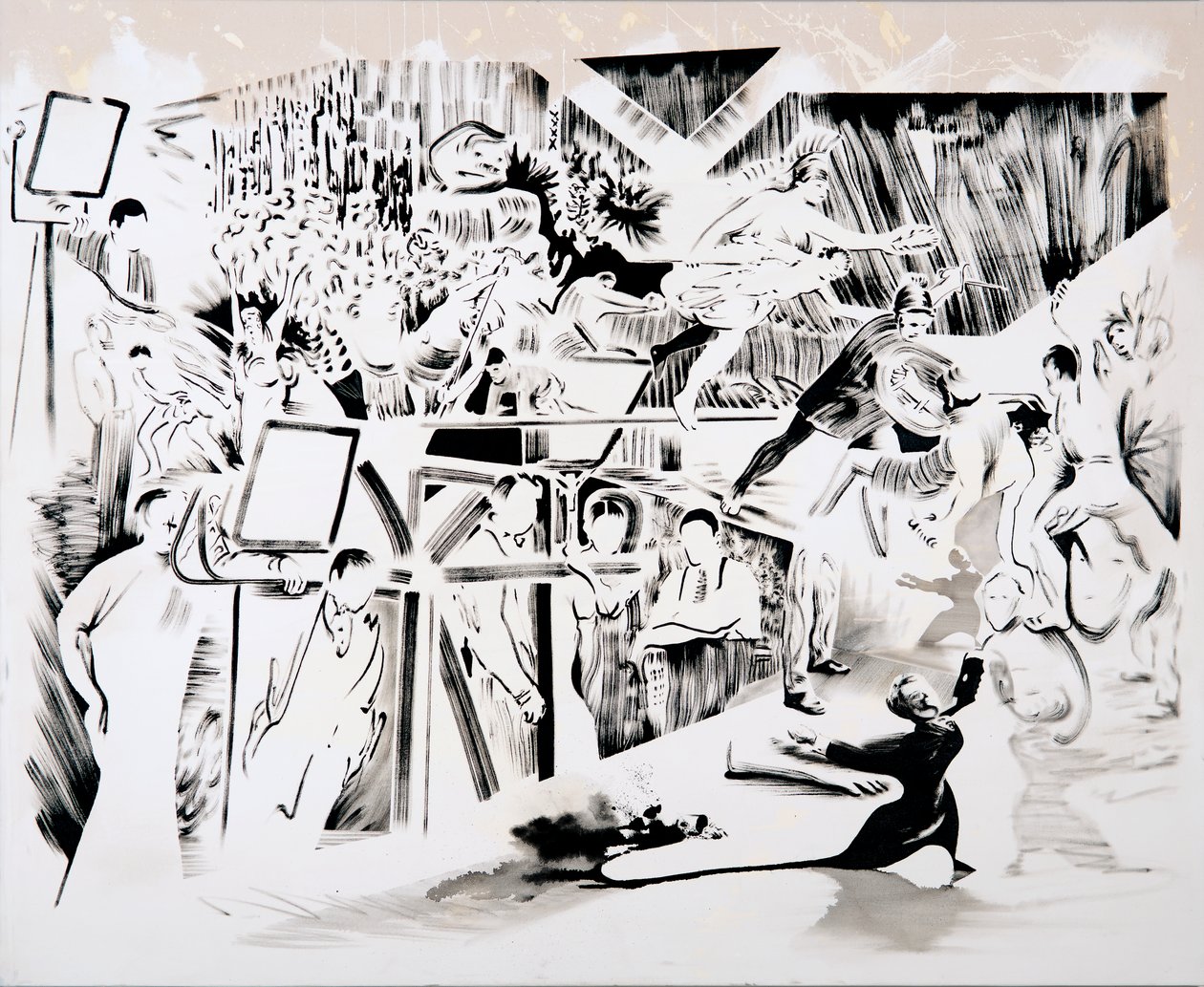 肯尼迪，2018（布面油画） 作者 达伦·科菲尔德