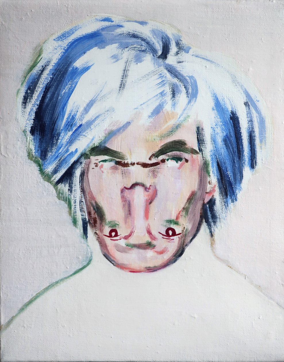 震惊的沃霍尔》，2013 年（丙烯酸画布） 作者 达伦·科菲尔德