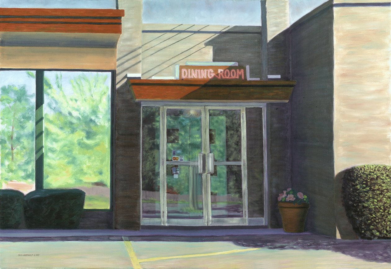 餐厅（景观反思），1997 作者 大卫·阿森诺（David Arsenault）