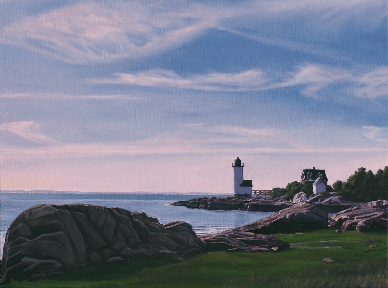 Squam Light Evening，2014 作者 大卫·阿森诺（David Arsenault）