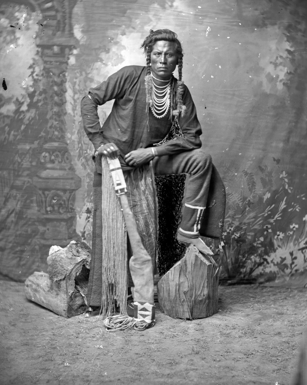 Curley，Crow Scout，19世纪80年代 作者 戴维·弗朗西斯·巴里