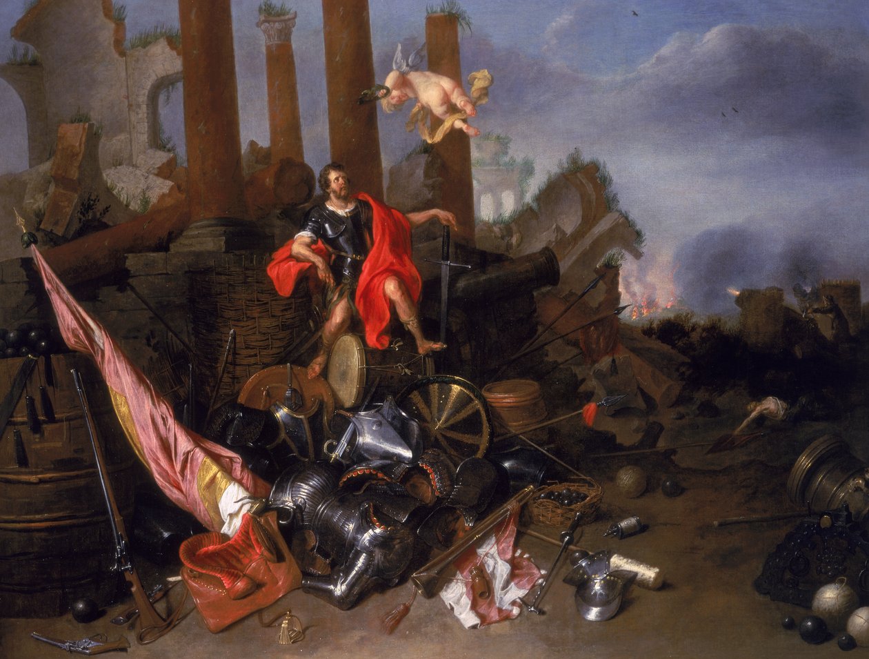 与Vincenzo Gonzaga I的战争寓言（d.1612） 作者 戴维三世·雷卡特