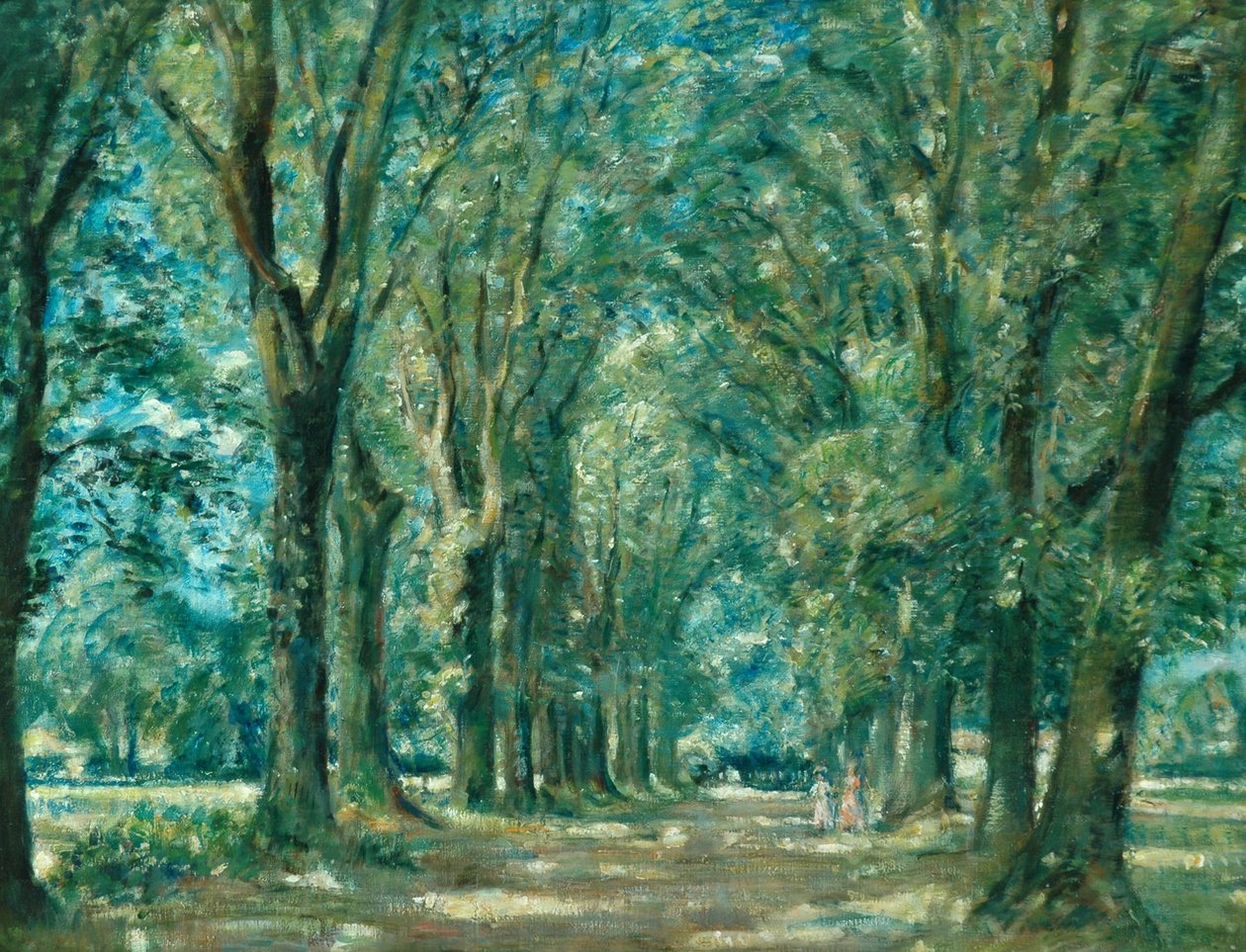 The Avenue，Woodbridge，1920 作者 大卫·缪尔黑德