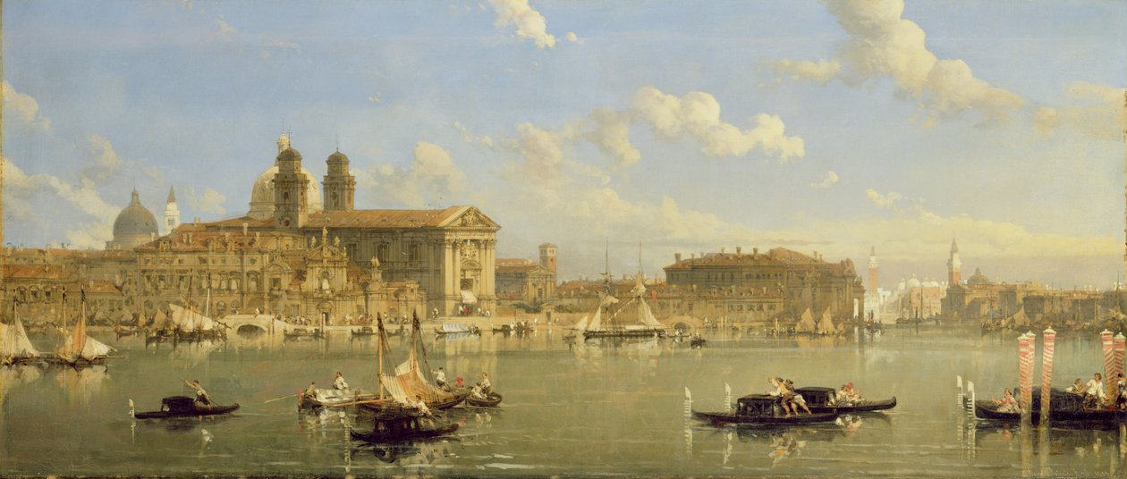 The Giudecca，Venice，1854 作者 大卫·罗伯茨