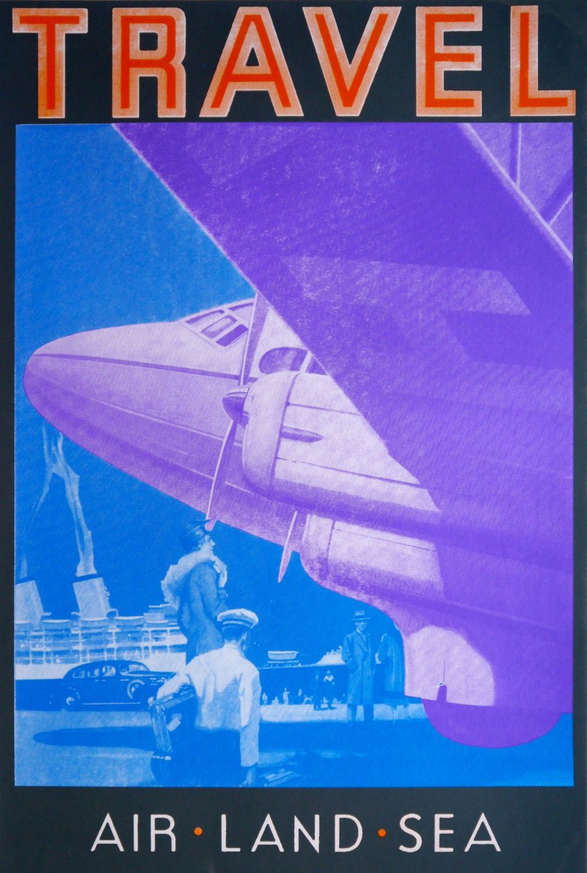 旅行：空气，陆海（蓝色） 作者 戴维·斯托德威尔