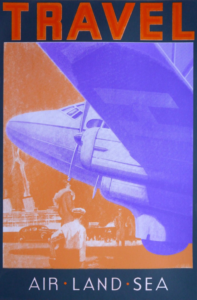 旅行：空气，陆地海（橙色） 作者 戴维·斯托德威尔