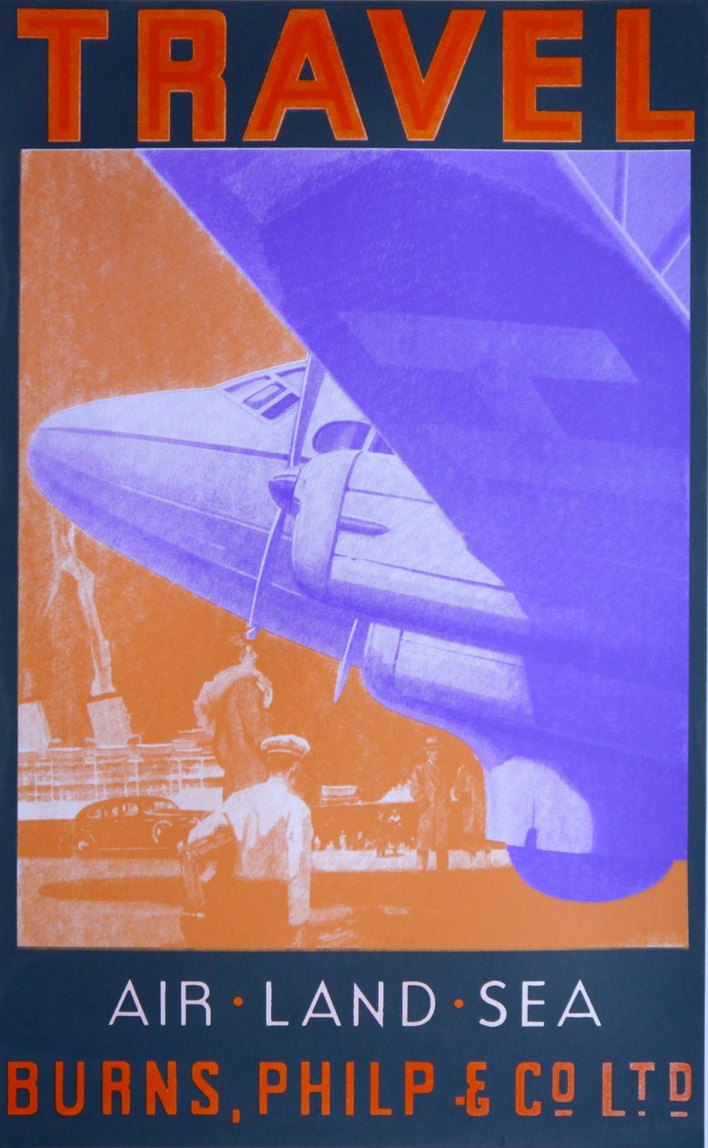 旅行：空气，陆地海（橙色） 作者 戴维·斯托德威尔