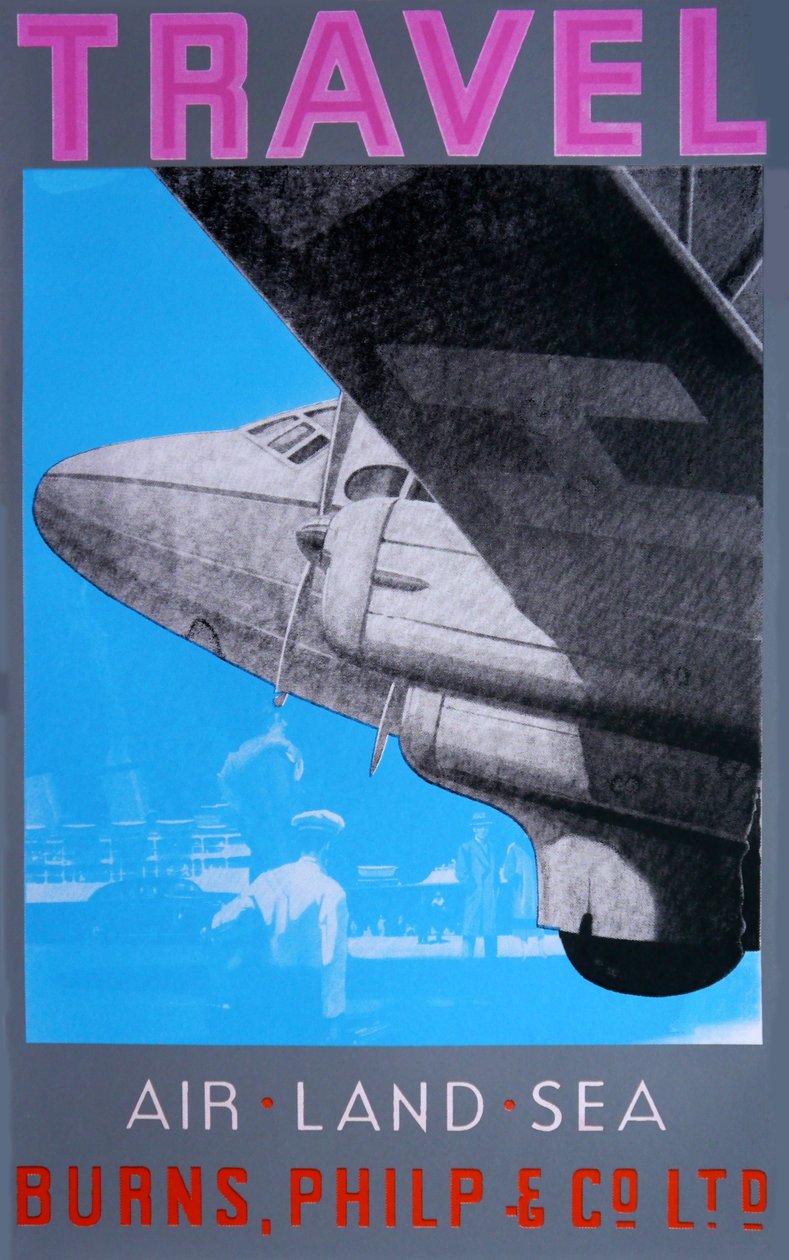旅行：空气，陆海（粉红色） 作者 戴维·斯托德威尔