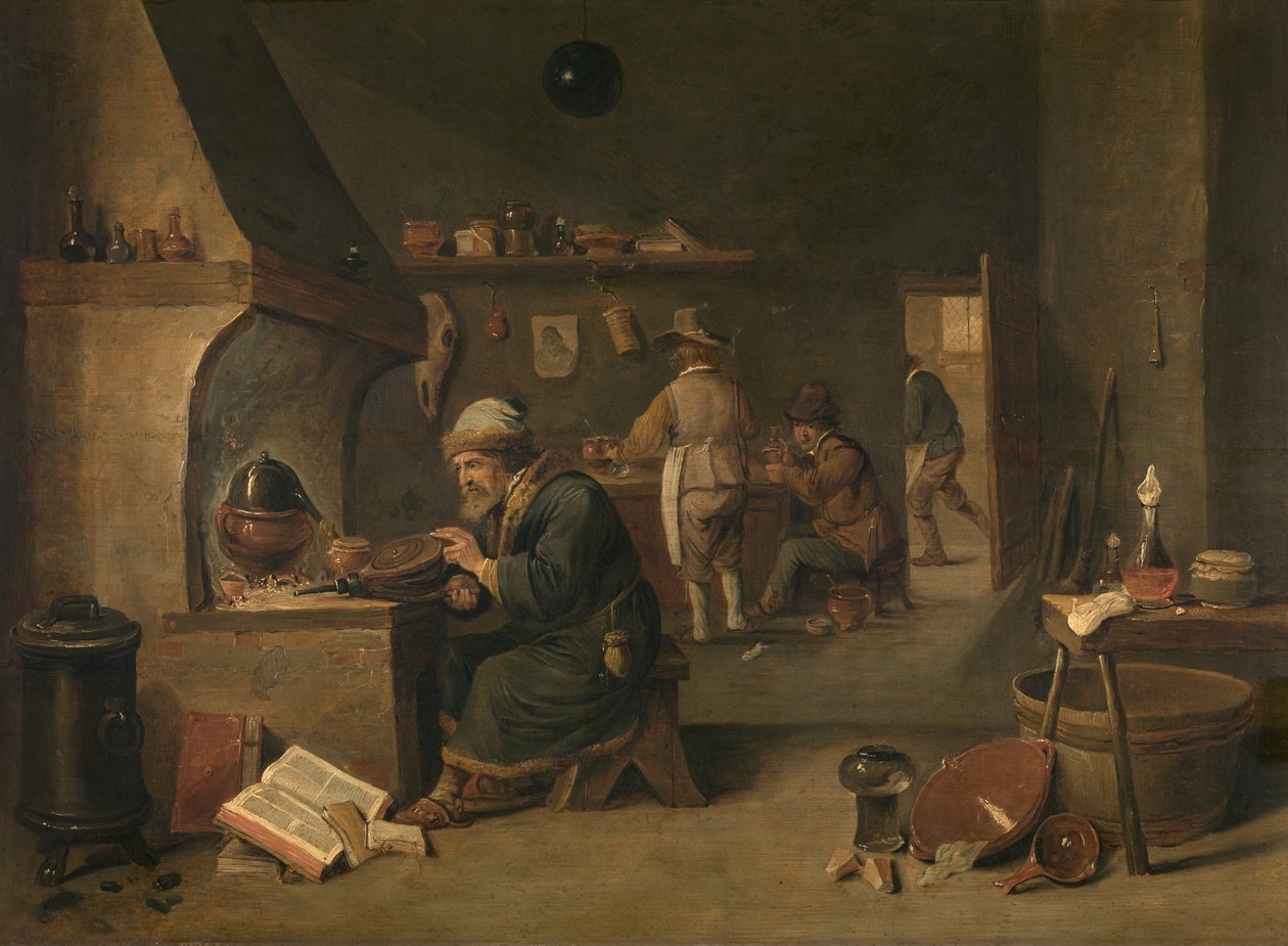 方士 作者 大卫·特尼尔斯（David Teniers）