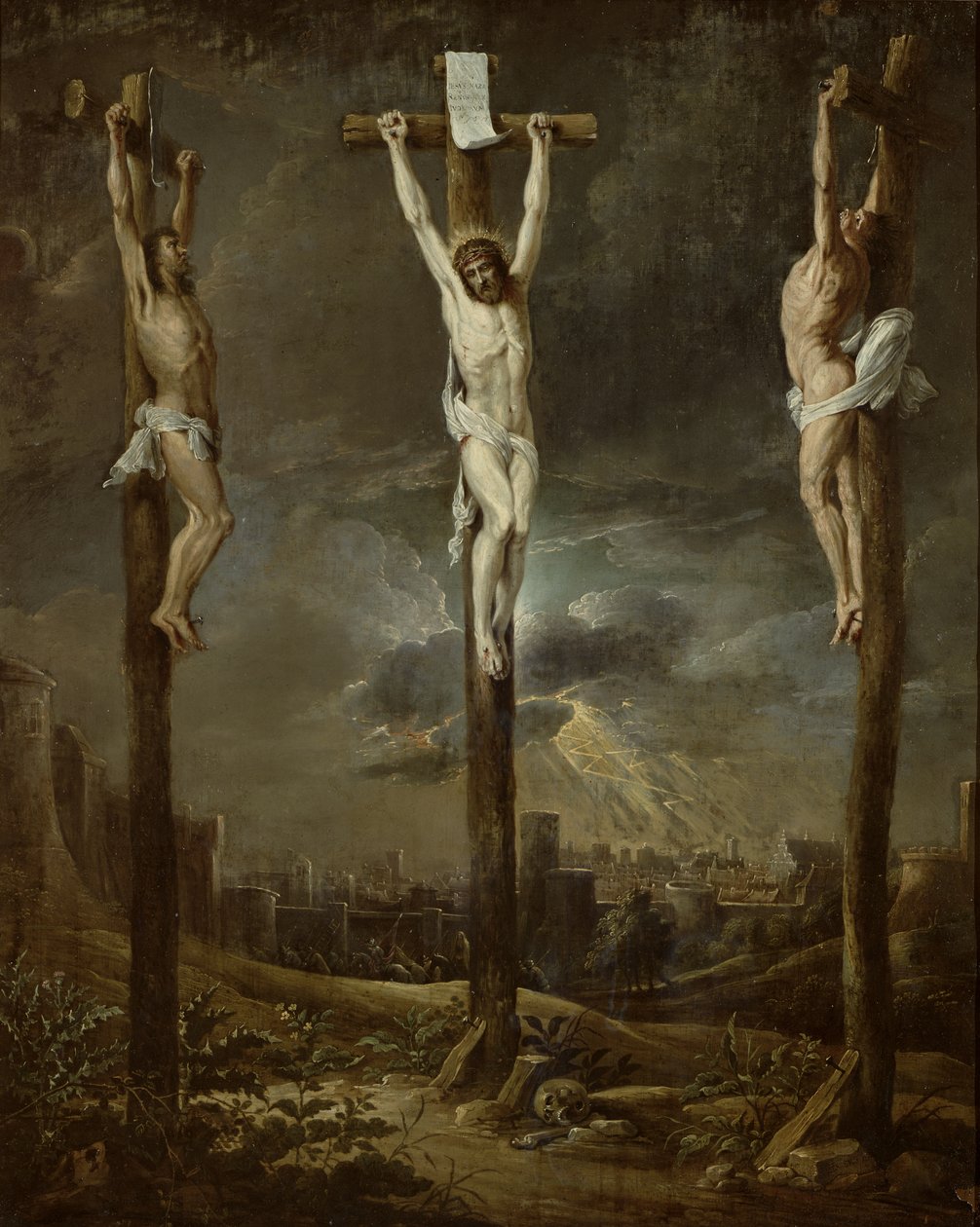 Cal髅（卡上的油） 作者 大卫·特尼尔斯（David Teniers）
