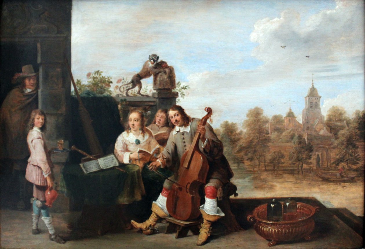 画家和他的家人 作者 大卫·特尼尔斯（David Teniers）