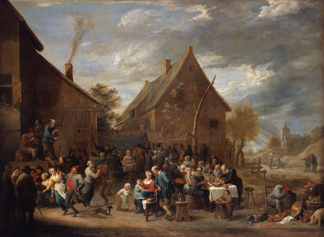 农民婚礼 作者 大卫·特尼尔斯（David Teniers）