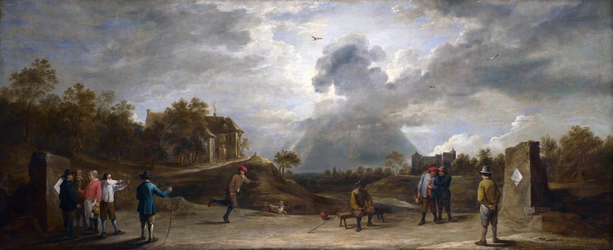 射箭的农民 作者 大卫·特尼尔斯（David Teniers）