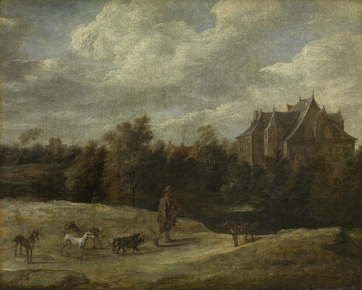 从狩猎中返回 作者 大卫·特尼尔斯（David Teniers）
