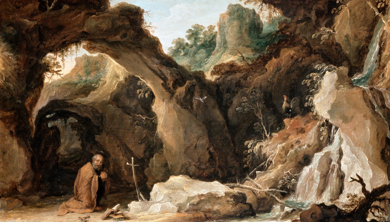 忏悔圣彼得 作者 大卫·特尼尔斯（David Teniers）