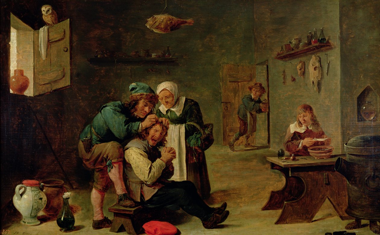 外科手术（油） 作者 大卫·特尼尔斯（David Teniers）