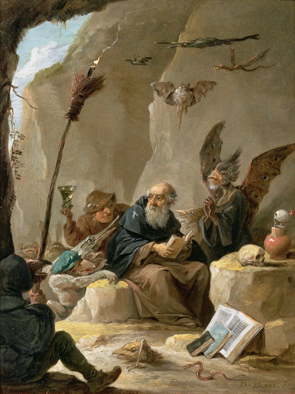 圣安东尼的诱惑 作者 大卫·特尼尔斯（David Teniers）