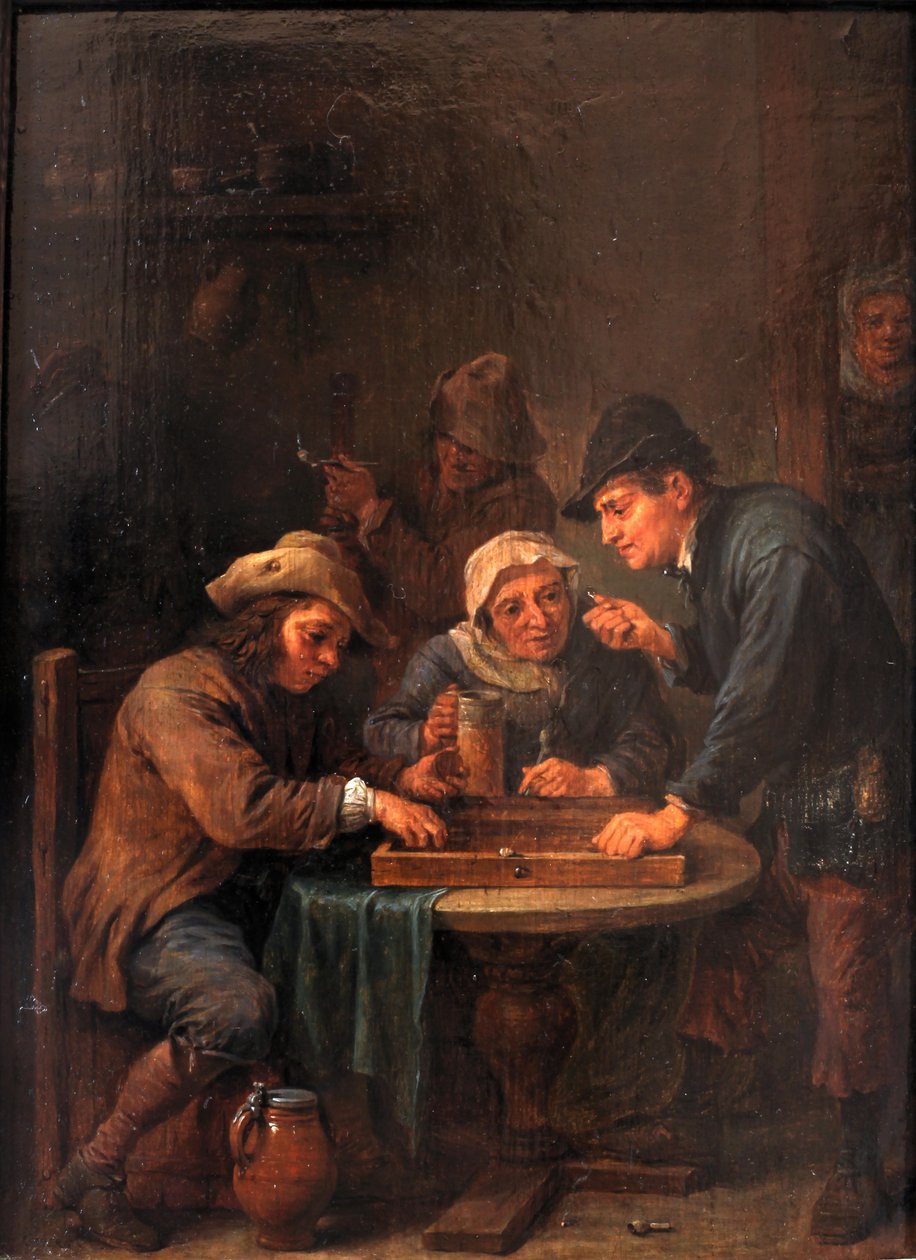Trictrac球员 作者 大卫·特尼尔斯（David Teniers）