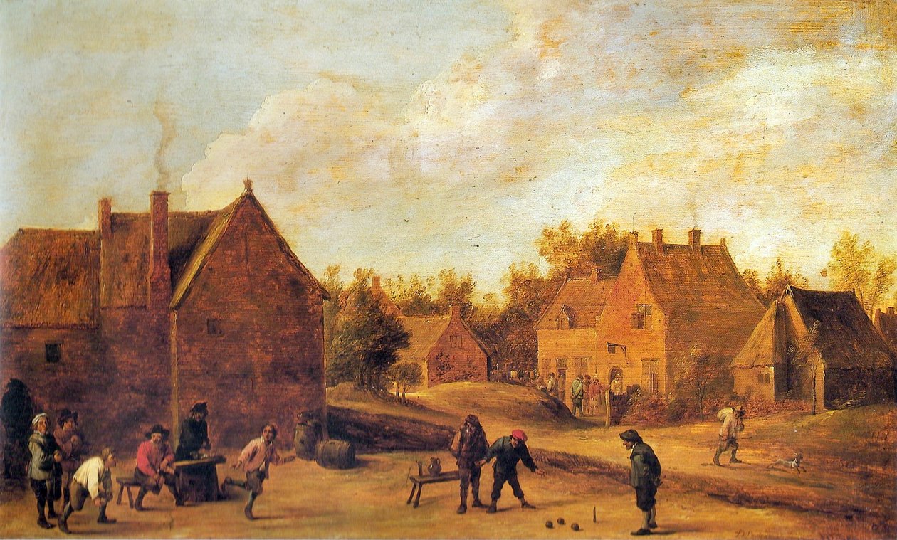 村庄的场景 作者 大卫·特尼尔斯（David Teniers）