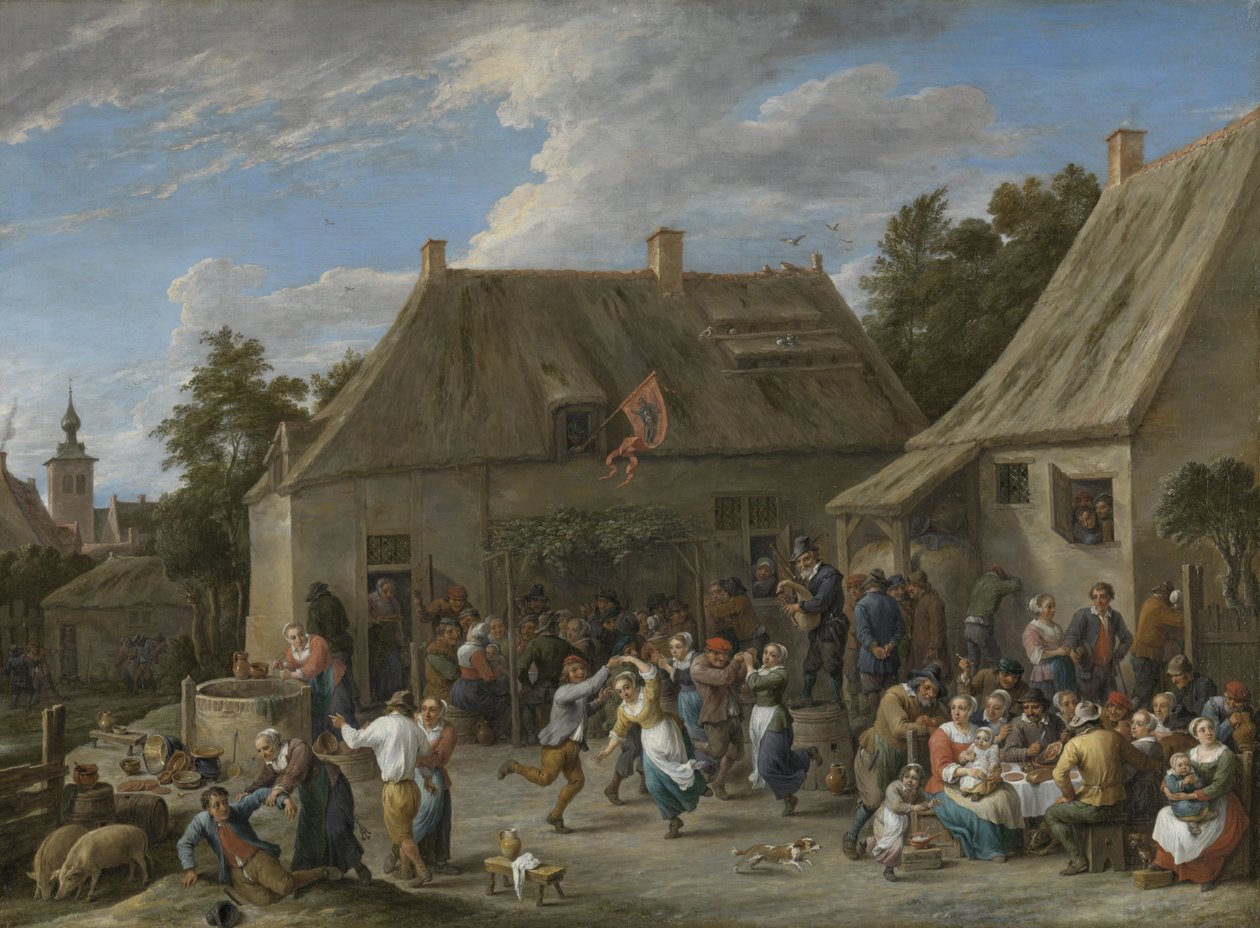 农民博览会，1665年 作者 大卫·特尼尔斯（David Teniers）