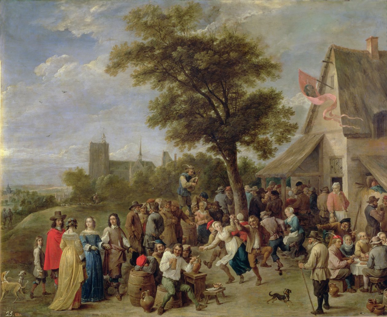 农民快乐制作，c.1650 作者 大卫·特尼尔斯（David Teniers）