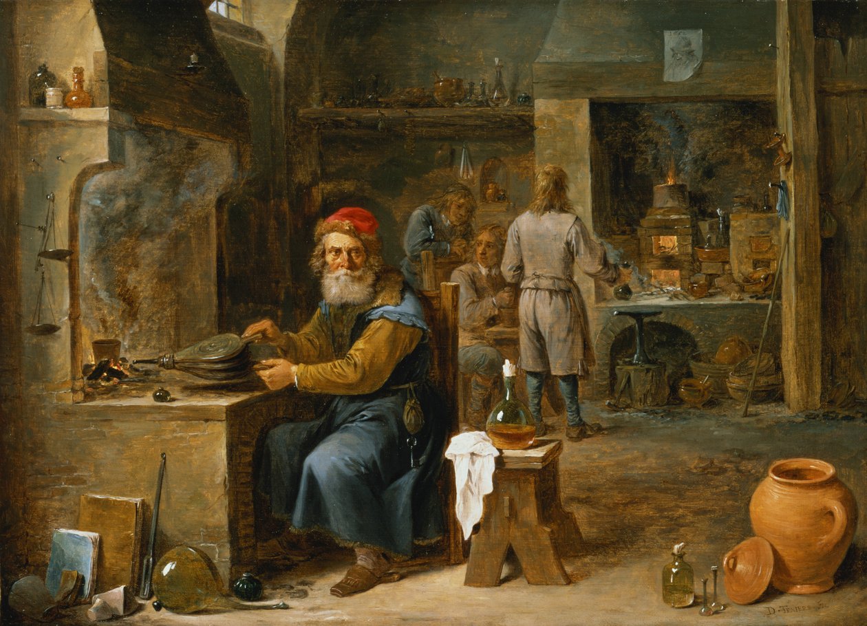 炼金术士 作者 大卫·特尼尔斯（David Teniers）