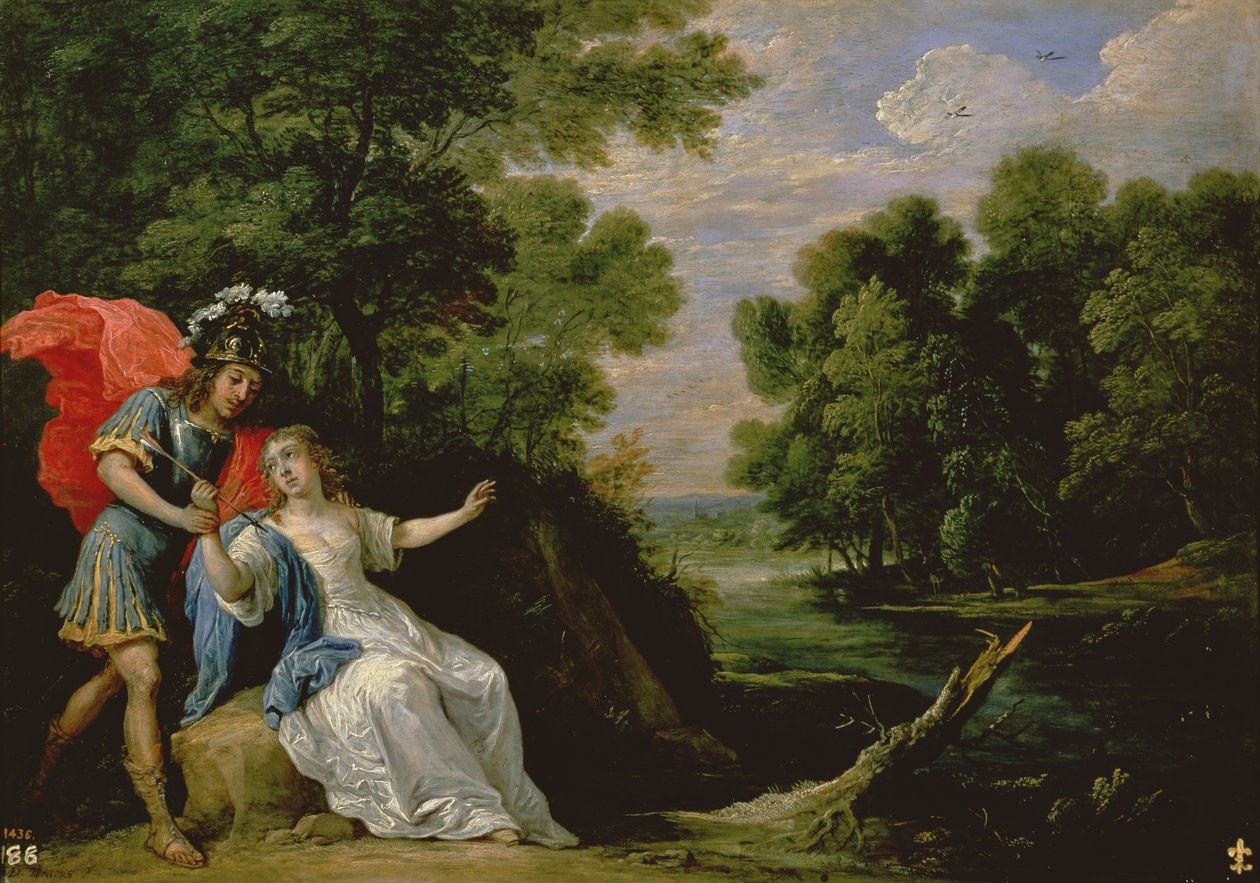 里纳尔多与阿米达的和解，1836年 作者 大卫·特尼尔斯（David Teniers）