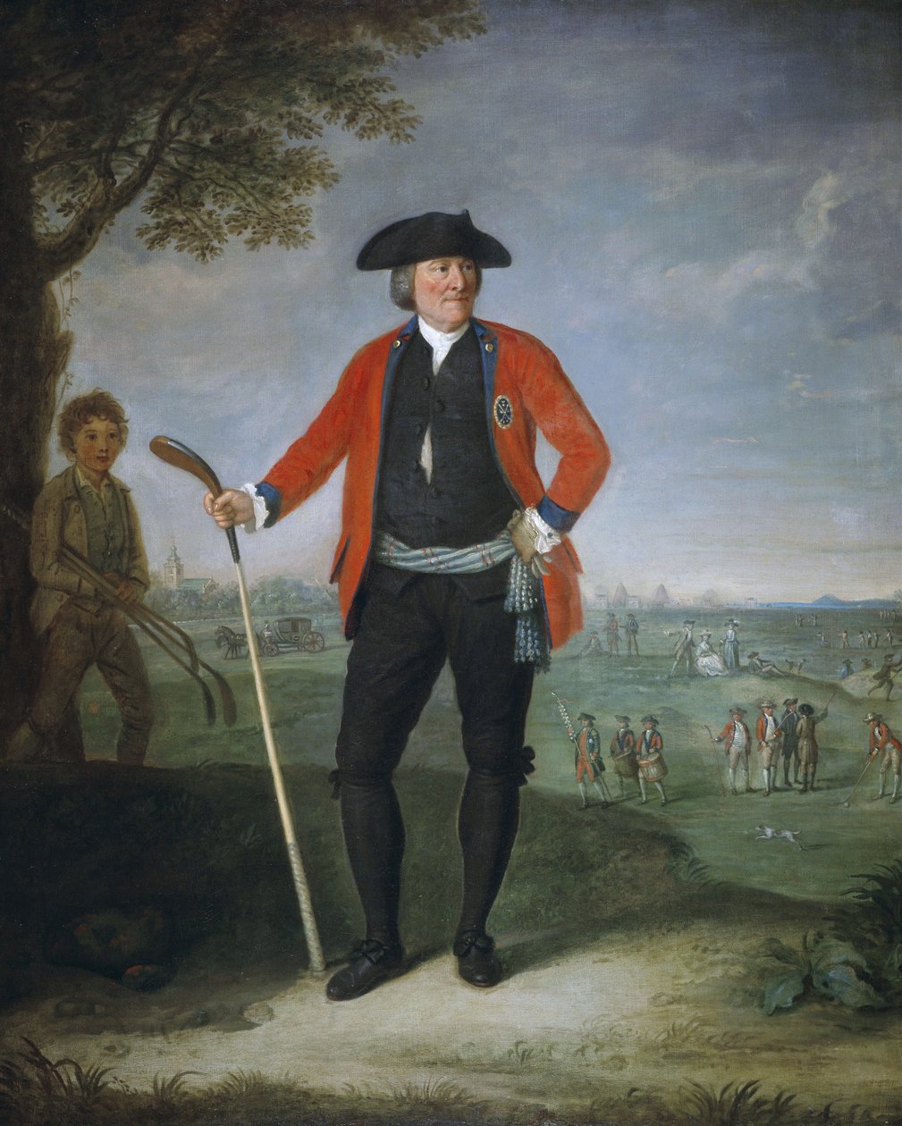 威廉-英格利斯，约 1712 - 1792 年。外科医生兼爱丁堡高尔夫球员荣誉协会会长 作者 大卫·艾伦
