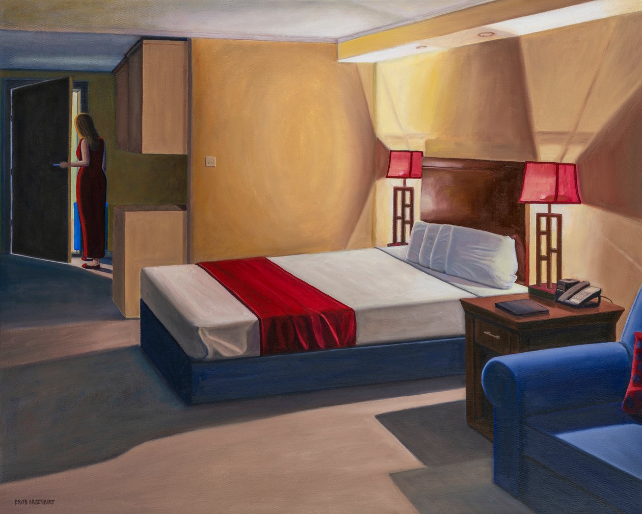 就这样开始了，2021 年（布面油画） 作者 大卫·阿森诺（David Arsenault）