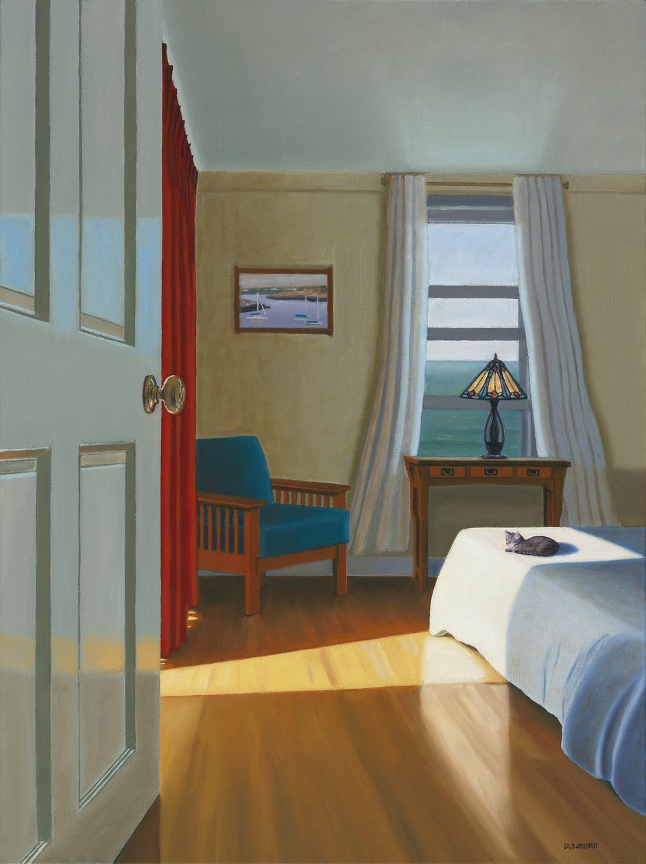 海风》，2019 年（布面油画） 作者 大卫·阿森诺（David Arsenault）