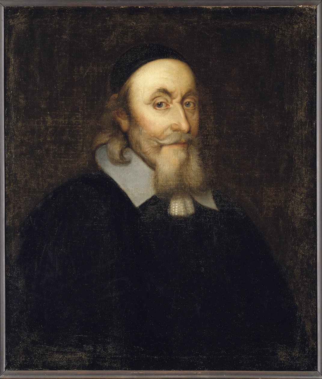 Axel Oxenstierna (Oxenstjerna)，麂皮大法官 - Axel Oxenstierna 伯爵 (1583-1654) 的肖像，Beck, David (1621-1656)。 布面油画。 尺寸：76.5x65.5 厘米。 斯德哥尔摩国家博物馆 作者 大卫·贝克