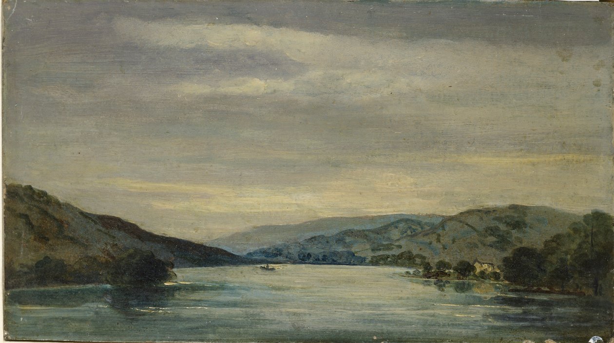 科尼斯顿水，1838年 作者 戴维·查尔斯·雷德