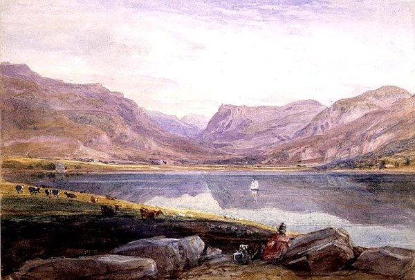 北威尔士，Tal-y-llyn 作者 大卫·考克斯