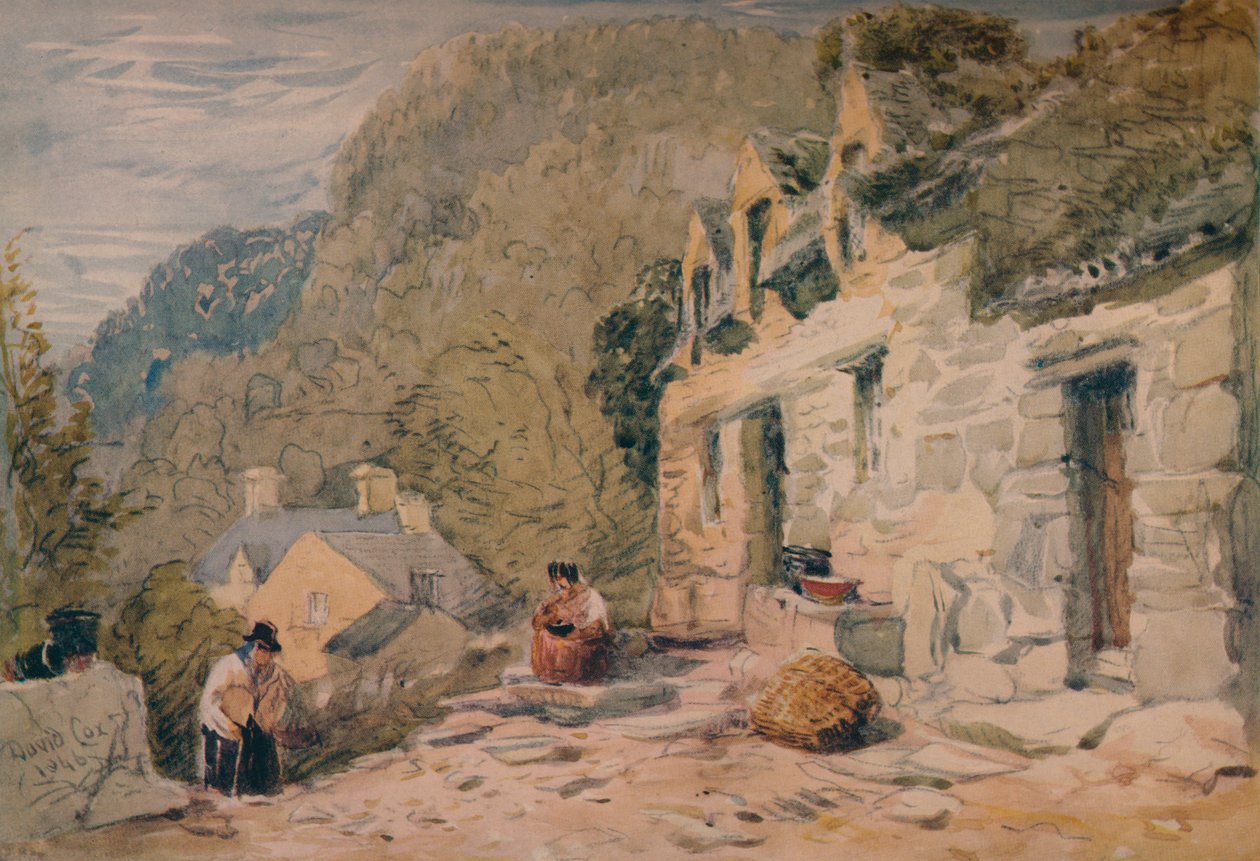 黑杰克斯小屋（Bickws-y-Coed），1846年 作者 大卫·考克斯（David Cox）