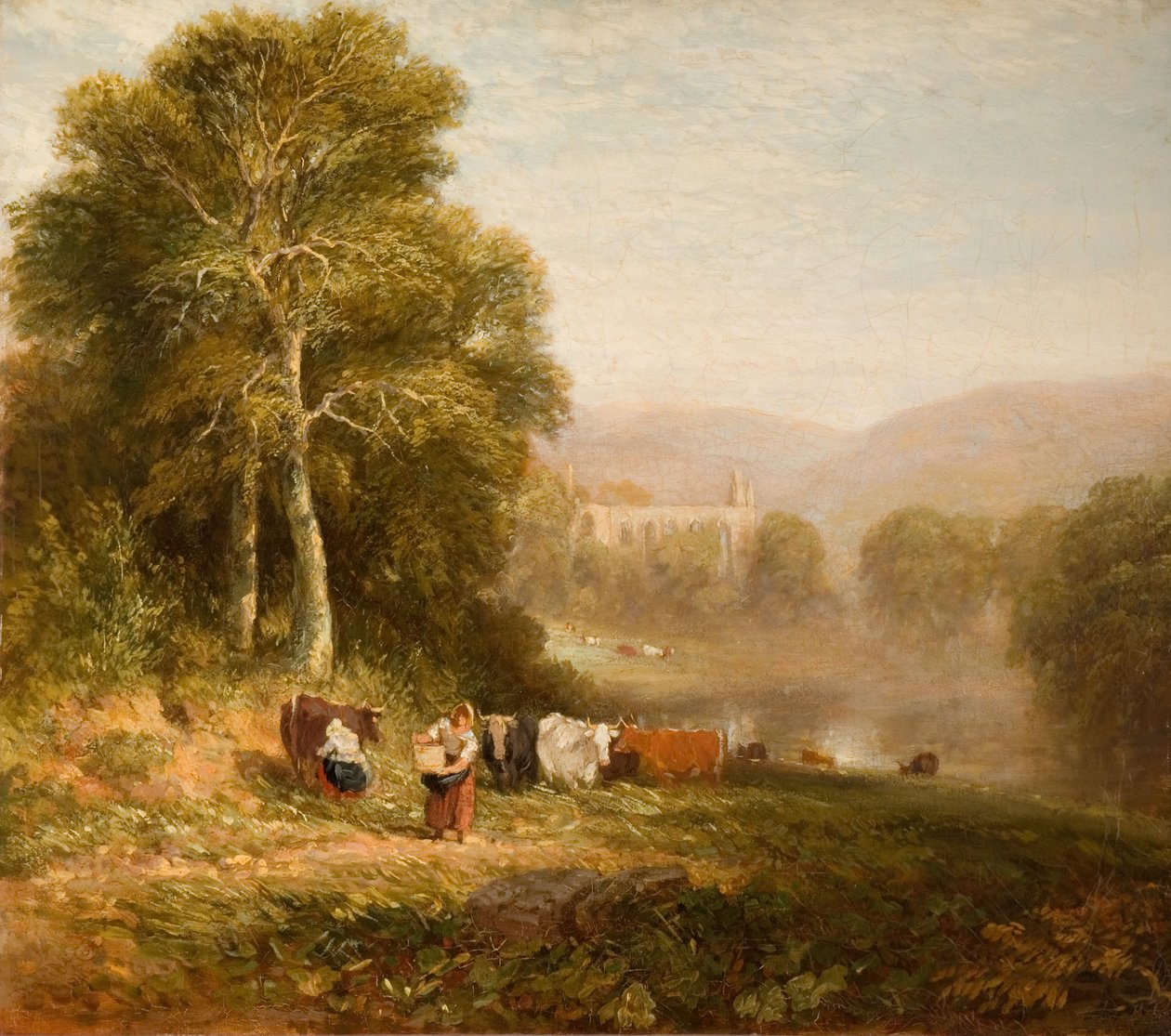 博尔顿修道院，1844年。 作者 大卫·考克斯（David Cox）