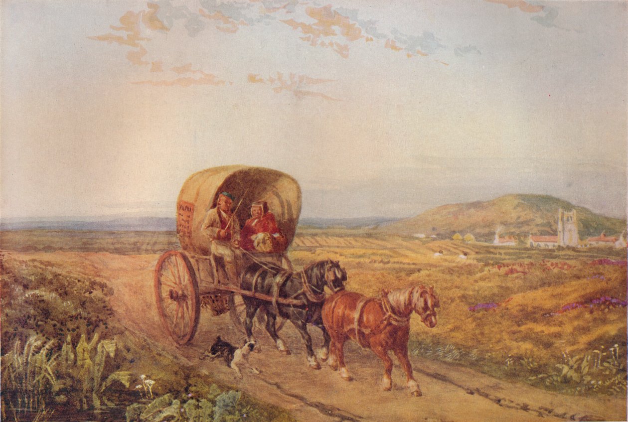 穿越荒地，1924年 作者 大卫·考克斯（David Cox）