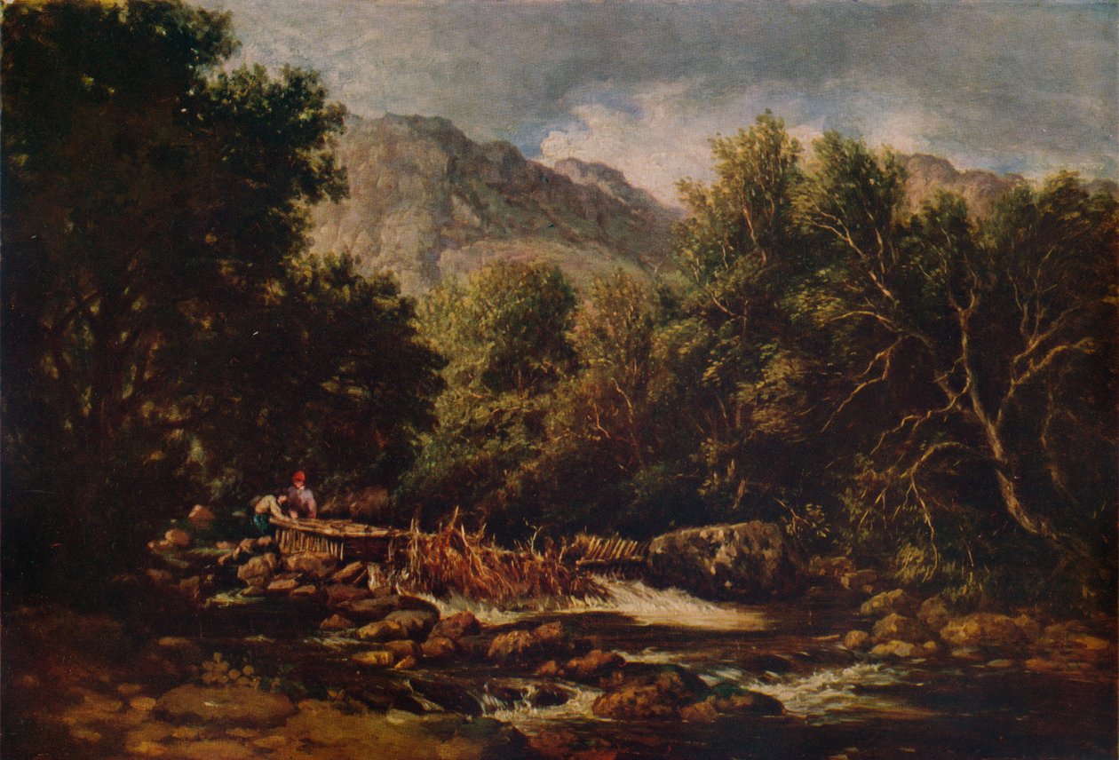 在皮革上，c1844 作者 大卫·考克斯（David Cox）