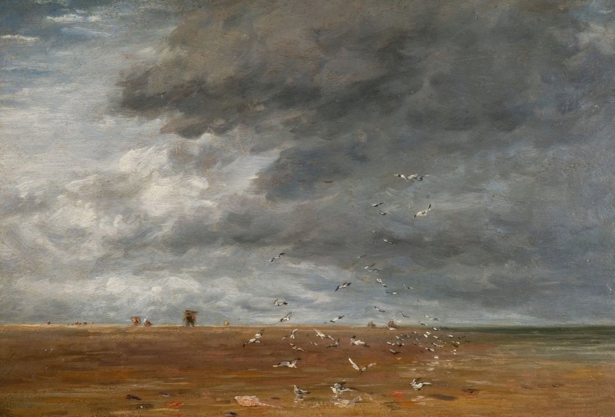在沙地上，1851年。 作者 大卫·考克斯（David Cox）