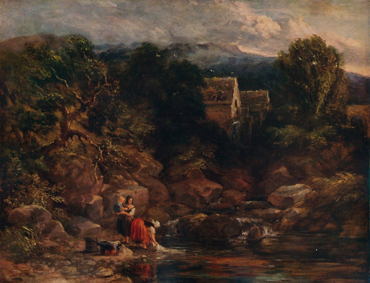 Pandy Mill，1843年 作者 大卫·考克斯（David Cox）