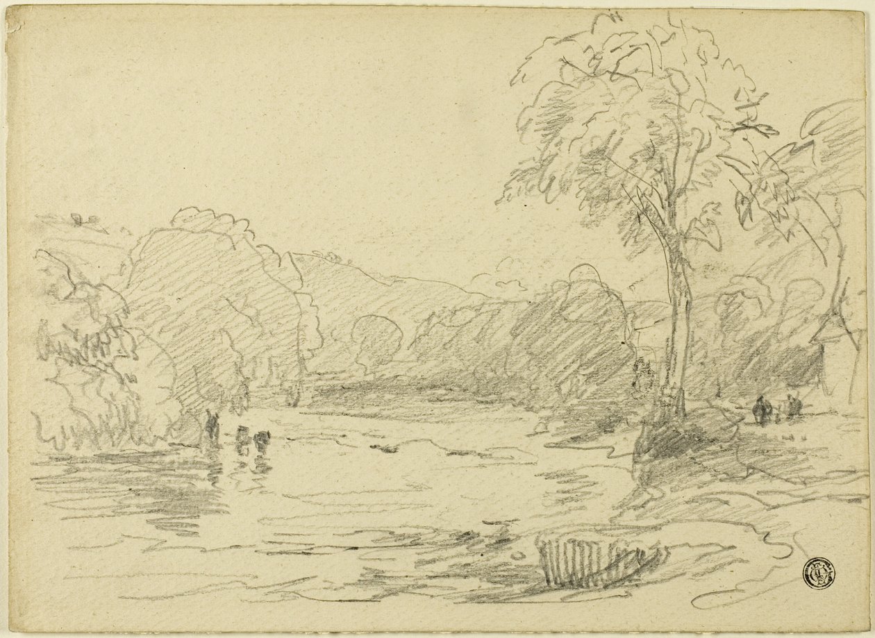 河流风景 作者 大卫·考克斯（David Cox）