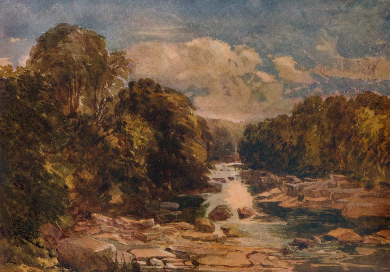 星期三的洛克比（Rokeby），c1841 作者 大卫·考克斯（David Cox）