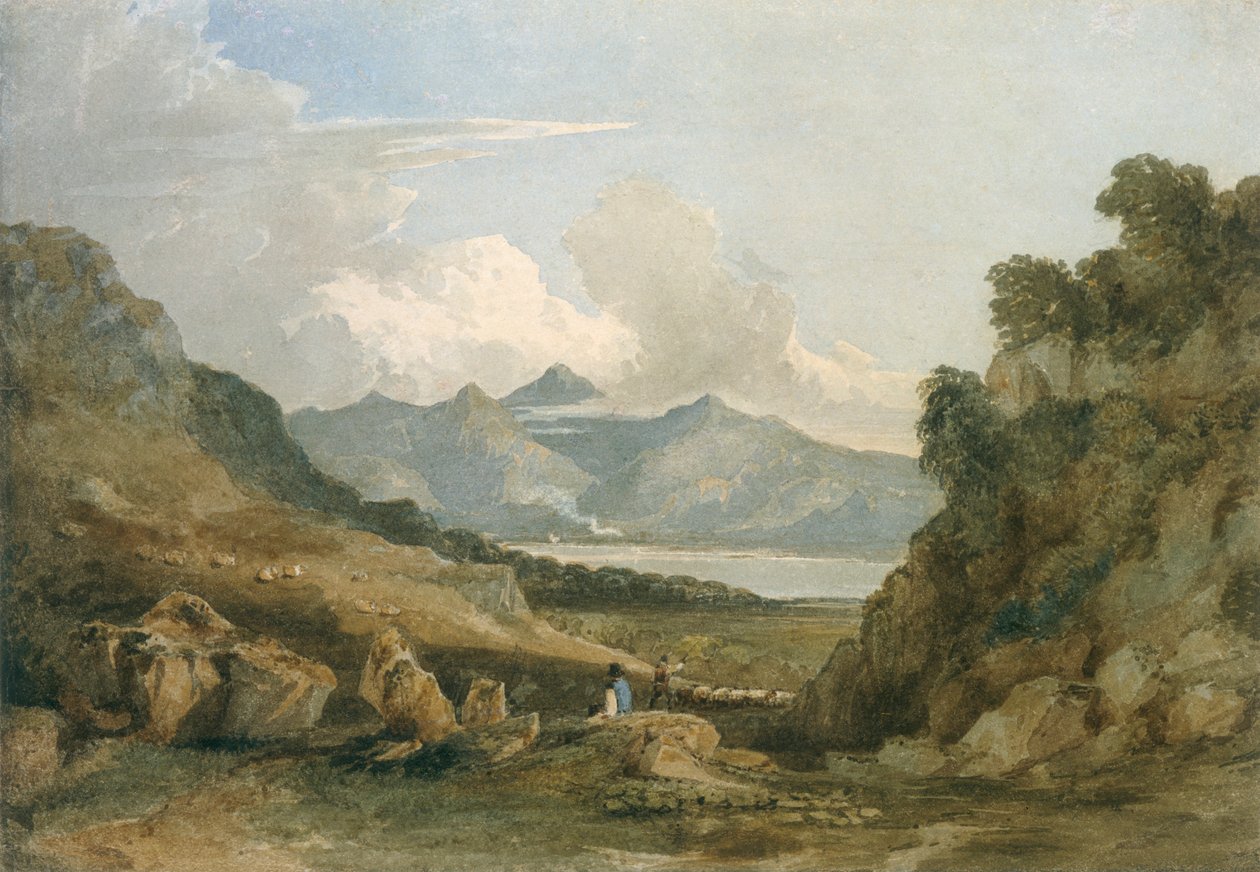 斯诺登，约1810年。 作者 大卫·考克斯（David Cox）