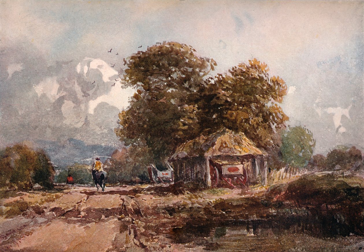 购物车棚，1841年 作者 大卫·考克斯（David Cox）