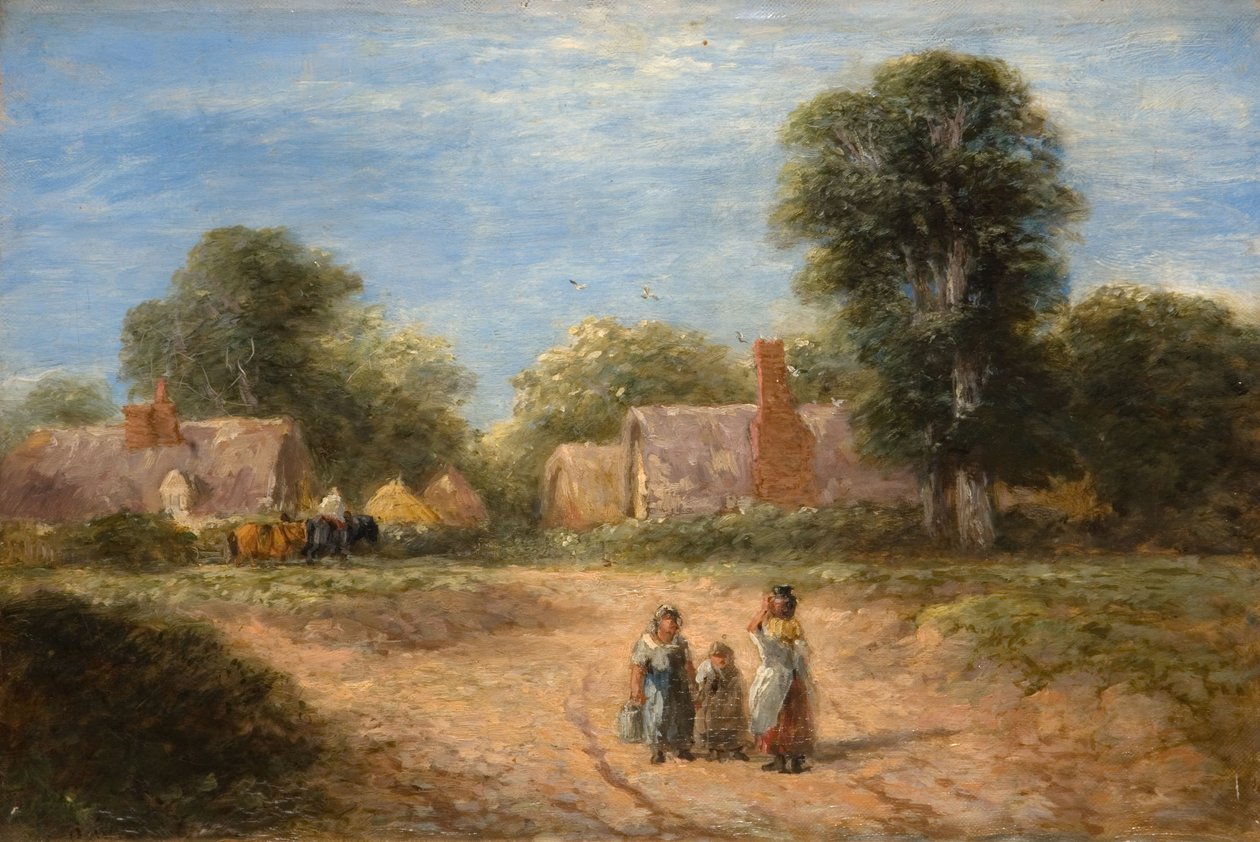 农庄》，1848年。 作者 大卫·考克斯（David Cox）